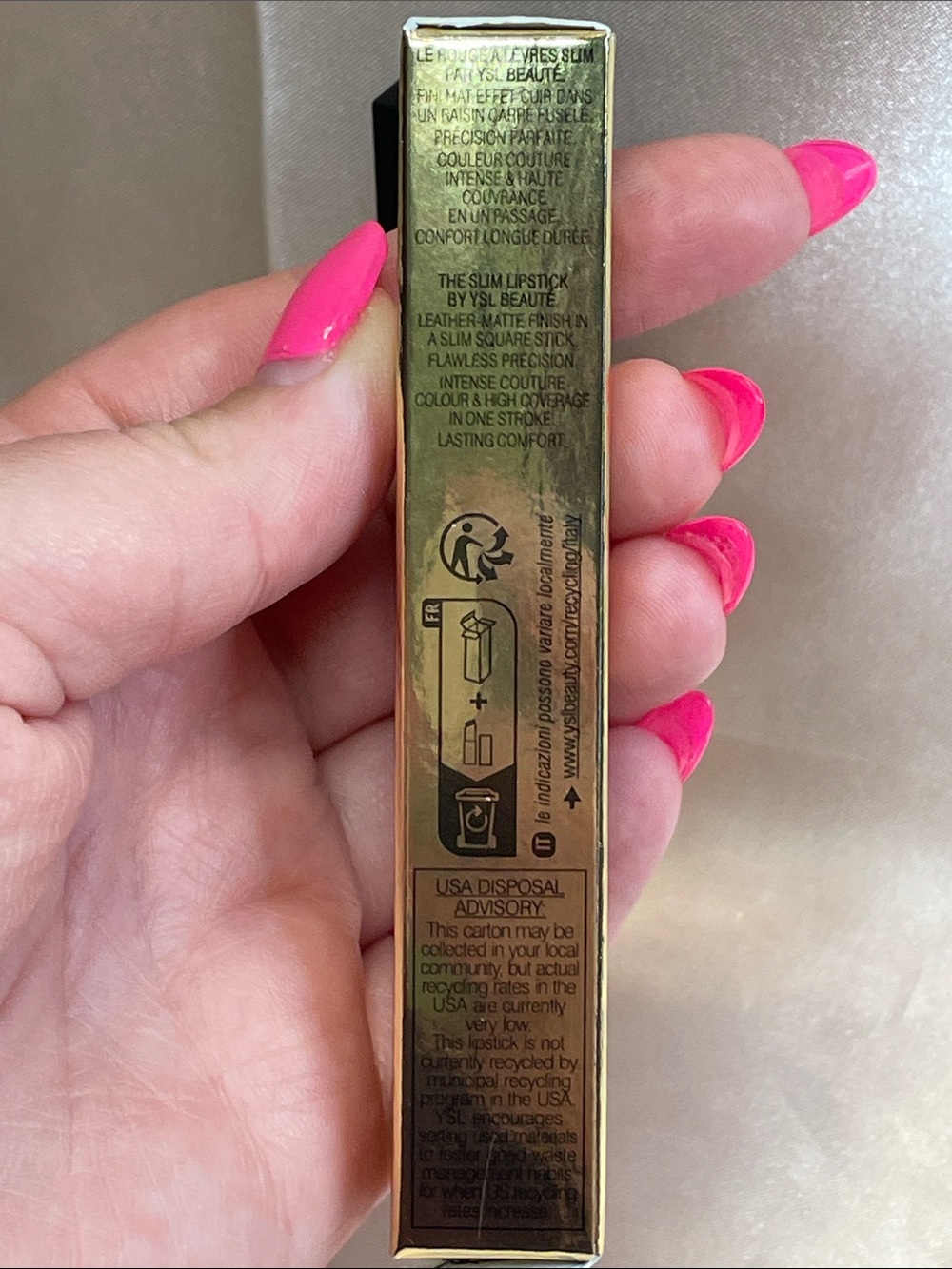 YSL The Slim Matte Longwear Lipstick in 34 Loud Brown - Picture 10 of 13